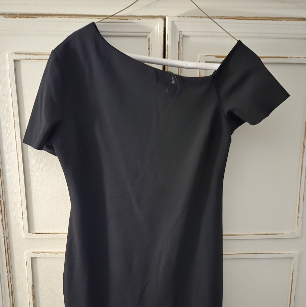 Zara Classic Black Midi Dress